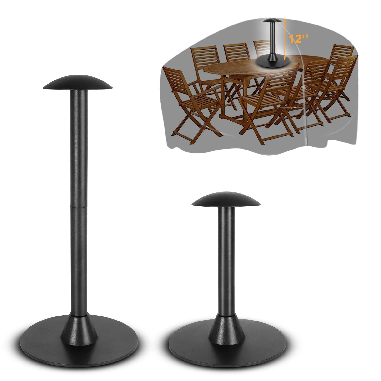 TBTeek Outdoor Patio Furniture Set Covers Support Pole System, Adjustable Pole System for 12'' or... | Amazon (US)