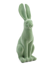 12in Flocked Bunny | TJ Maxx