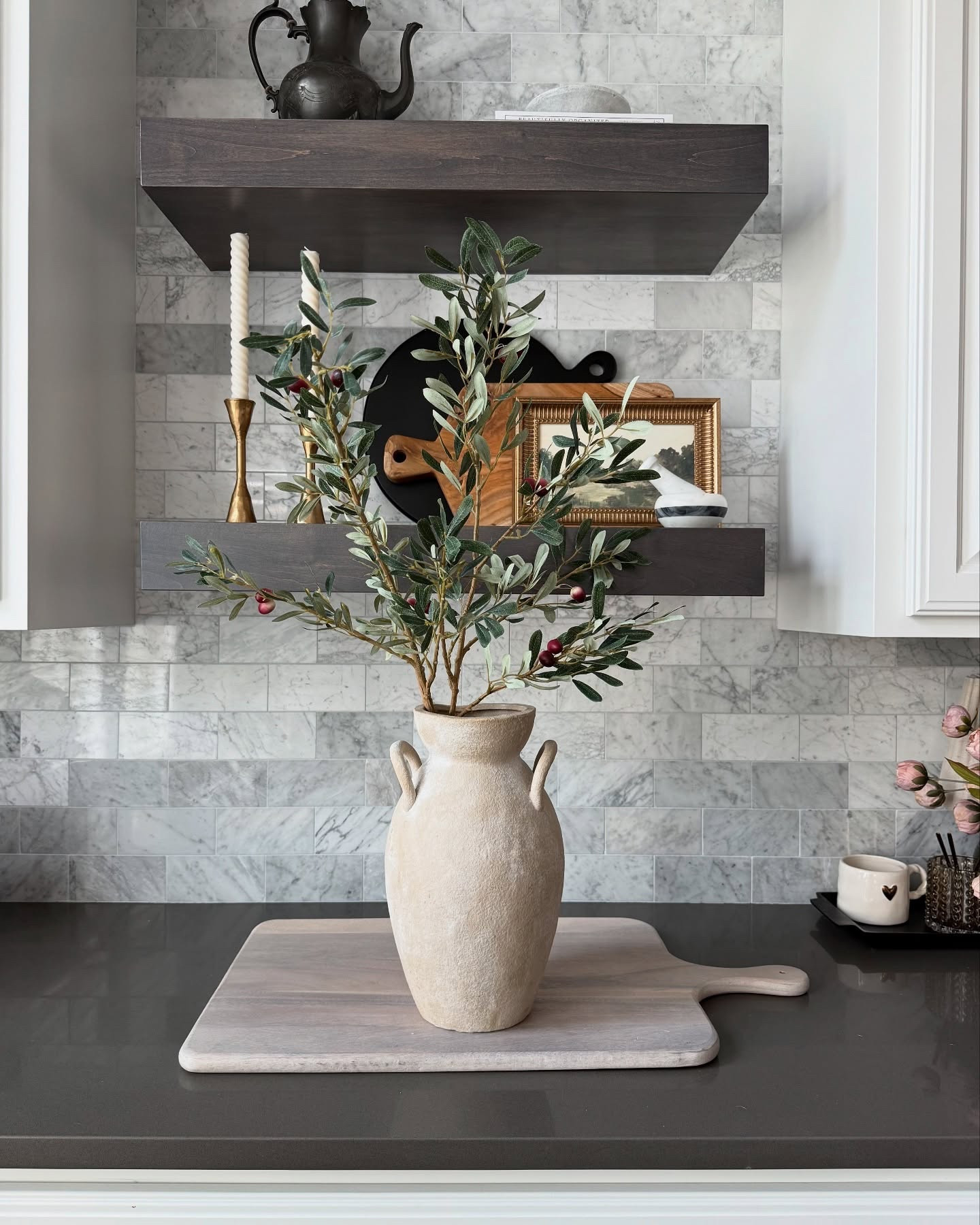 Nothing makes my home feel more like spring than beautiful flowers! 💐✨ I put together these simple floral arrangements using realistic artificial flowers that last forever! Mixing soft pastels and greenery is my favorite way to bring in those spring decor vibes. 

🛒Comment SPRING for links to shop everything shown!💚

Unfortunately my viral peonies continue to be sold out so I wanted to offer some in stock alternatives! 🌸The vase my peonies are in is only $20 and in stock! These Pottery Barn blush peonies also look really similar and are on sale!! 

I will continue to share restocks and sales on my broadcast channel first!

#SpringHomeDecor #FloralArrangement #springhomedecor #luxuryhomedecor #potterybarn #homedecorinspo #inspiremehomedecor #springvibes