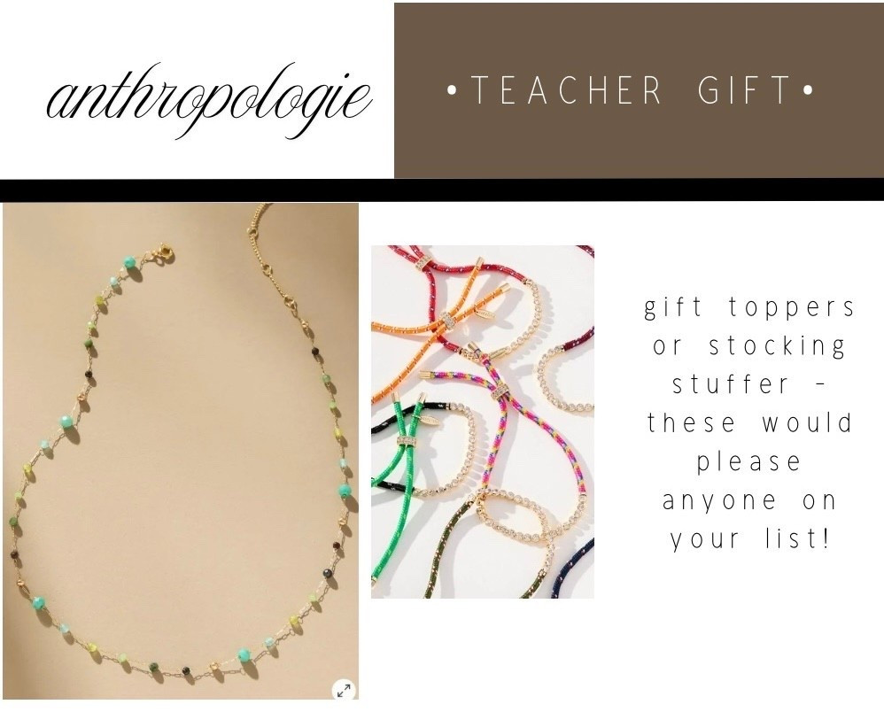 Teacher gift idea! Sweet layering necklace & stackable bracelets. Gift alone or top on any gift!

#LTKCyberWeek #LTKGiftGuide #LTKHoliday