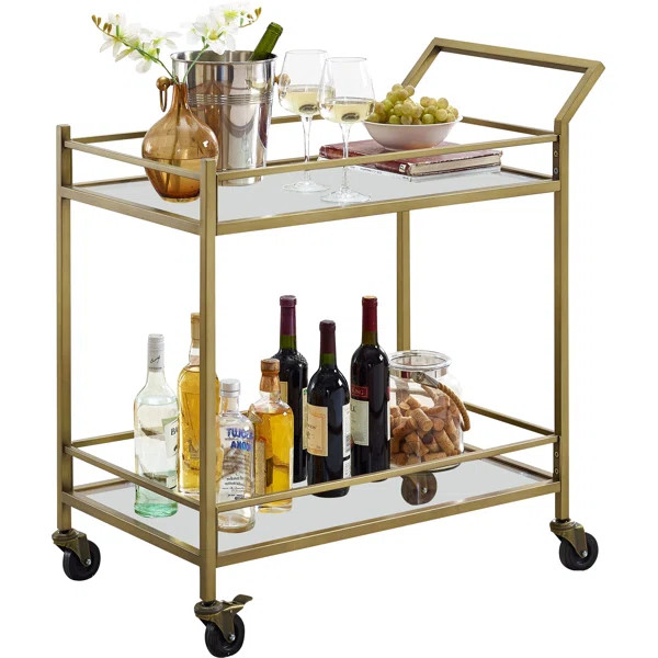 Chesterfield Bar Cart | Wayfair North America