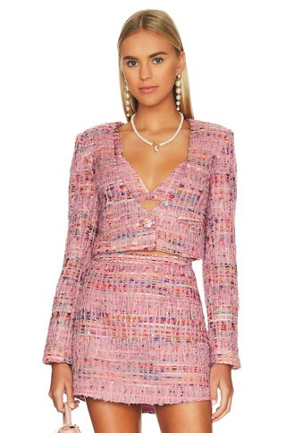 Dionne Cropped Blazer
                    
                    For Love & Lemons | Revolve Clothing (Global)