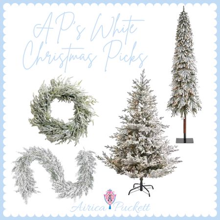 AP’s white Christmas picks!

Flocked trees - snowy Christmas decor - classic Christmas decor 

#LTKHoliday #LTKhome #LTKSeasonal