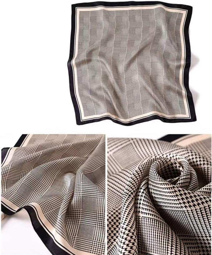 ANDANTINO 100% Real Mulberry Silk Scarf -21'' x 21''- Lightweight Neckerchief –Women Men Small ... | Amazon (US)