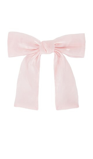 Amelie Bow Hair Clip in Pink | Revolve Clothing (Global)