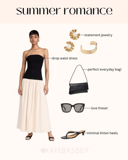 Summer romance outfit! Perfect outfit idea for dates, brunch, special events and more. #shopbop #summer #trends #outfits #minimal 

#LTKstyletip #LTKparties #LTKSeasonal