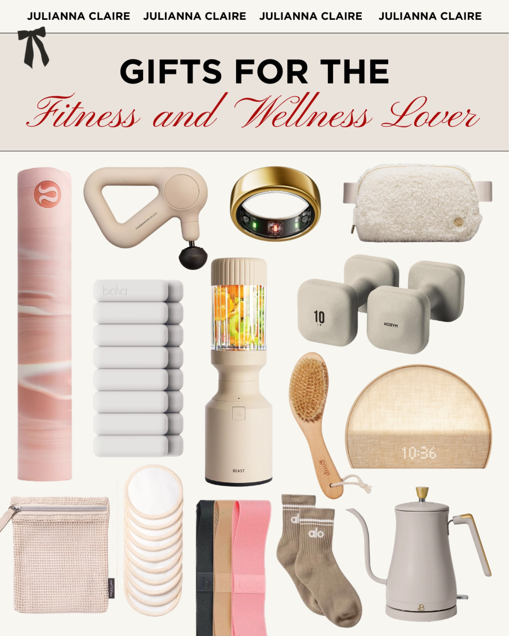 Gift ideas for the fitness & wellness lover ✨

Christmas gift guide // Gift ideas for fitness // Wellness gift ideas 

#LTKHoliday #LTKFitness #LTKGiftGuide