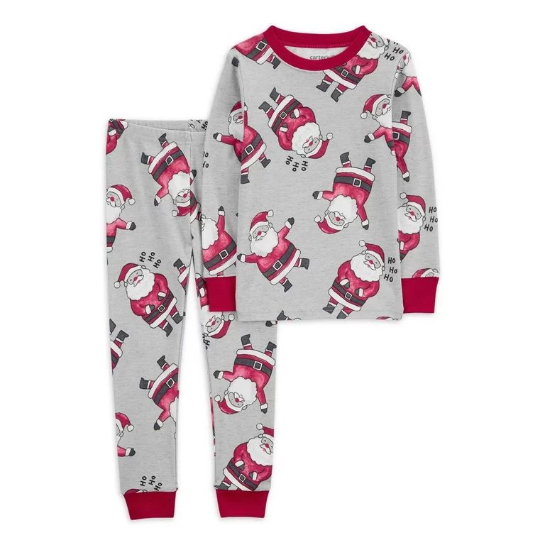 Carter's Child of Mine Toddler Christmas Pajama Set, 2-Piece, Sizes 12M-5T - Walmart.com | Walmart (US)