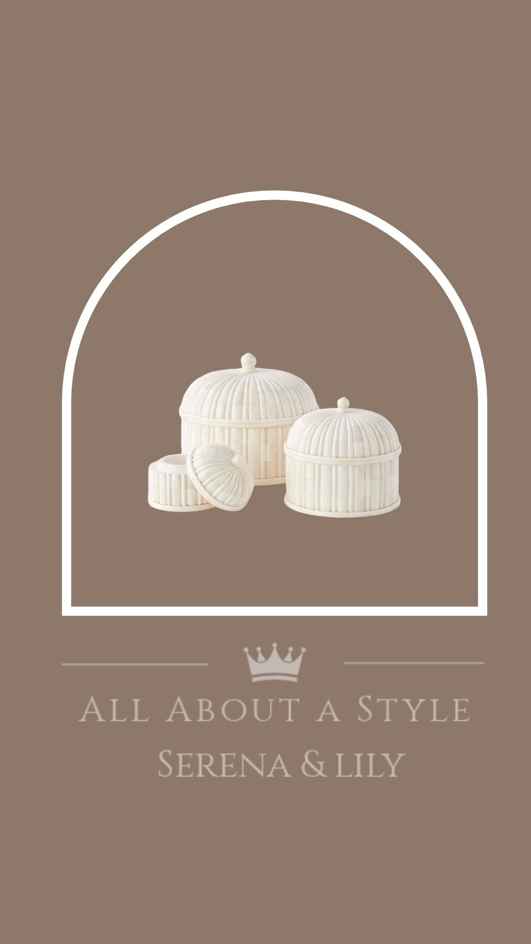 A little detail that makes a big impact ✨ The Serena & Lily Fiore Box is the perfect blend of beauty and function—effortless elegance for any surface.

Tap to shop this Serena & Lily favorite 🛒🤍

#SerenaAndLily #HomeDecorInspo #DecorDetails #CoastalDecor #LuxuryHomeDecor #StyledSpaces #NeutralHome #ChicInteriors #LTKFinds #InteriorStyling #ElevatedLiving

#LTKHome