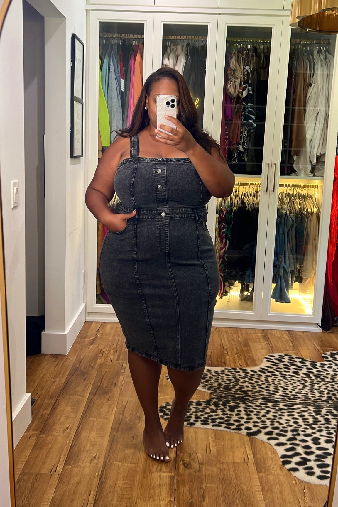 Perfect denim midi dress! GREAT STRETCH, Very comfortable and perfect for day to night. Wearing a size 1x!

#LTKFindsUnder50 #LTKStyleTip #LTKPlusSize