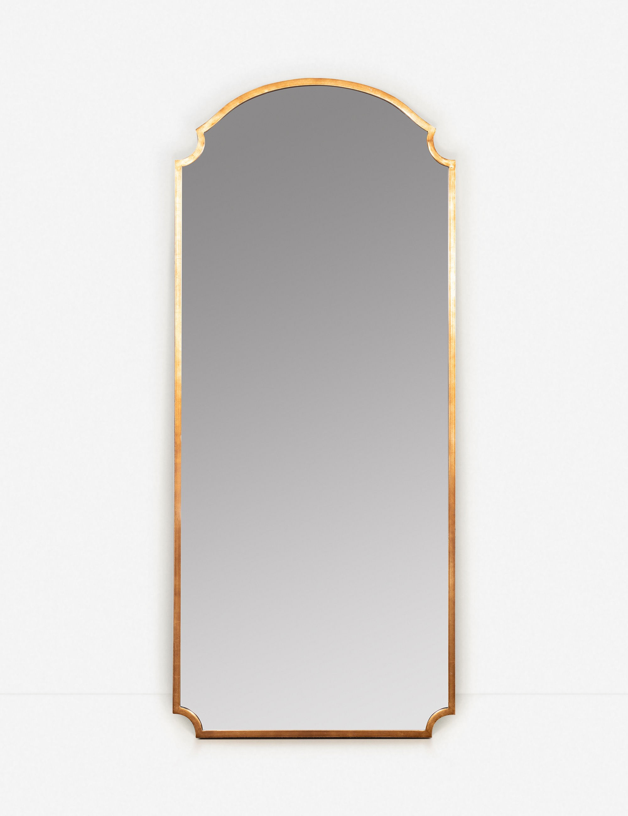 Whitley Floor Mirror, Gold | Lulu and Georgia 