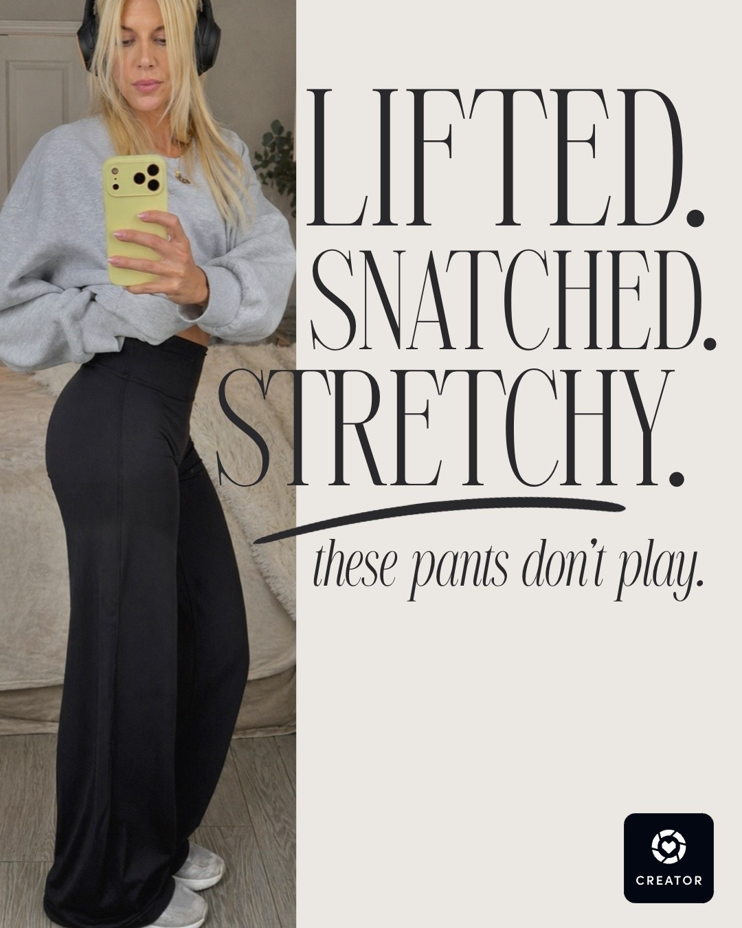 ok I fully understand why these went viral

they actually snatch your waist, lift in the right places, and somehow still feel like you’re wearing nothing

stretchy, comfortable, and extra long for the tall girls. (not an issue for my 5’3” self)
I’ve already worn these for errands, lounging, and could 100% work in them all day too. Perfect for running around and great for hairstylists  🖤
if you live in black… these are dangerous

wearing XS for reference 33” inseam (because like them super long, they come in a few different inseams)

#LTKOver40 #LTKootd #LTKmomlife