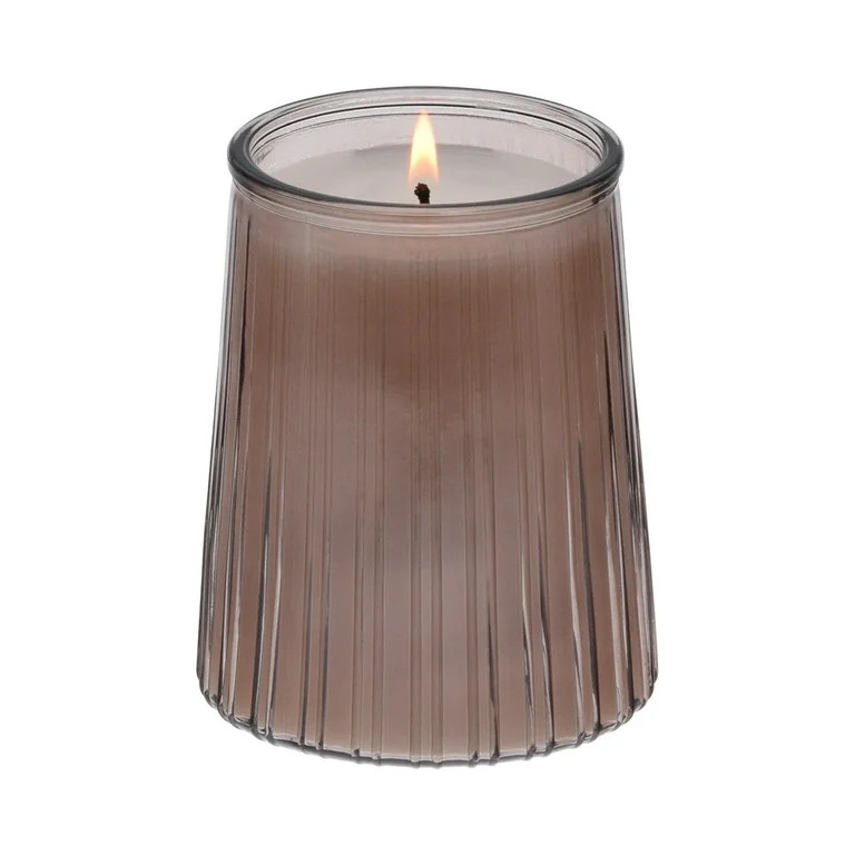 Better Homes & Gardens Salted Coconut Mahogany Scented 1-Wick 16.1oz Ribbed Jar Candle | Walmart (US)