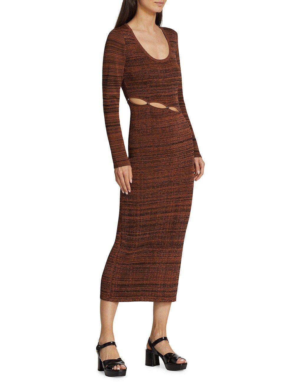 Wayf Told You So Cut-Out Midi-Dress | Saks Fifth Avenue