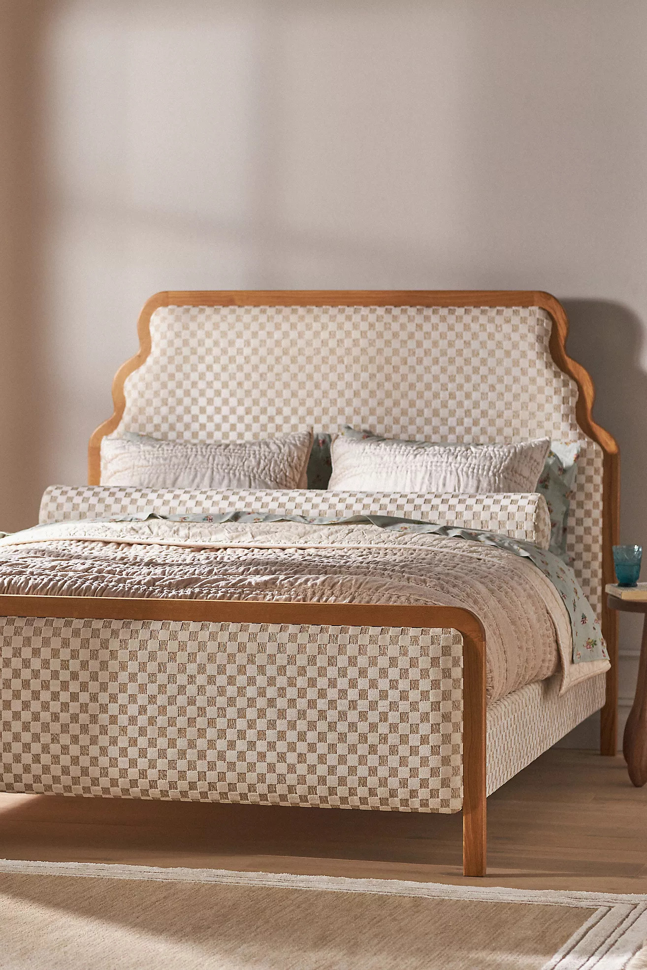Pim Carmine Jacquard Bed | Anthropologie (US)