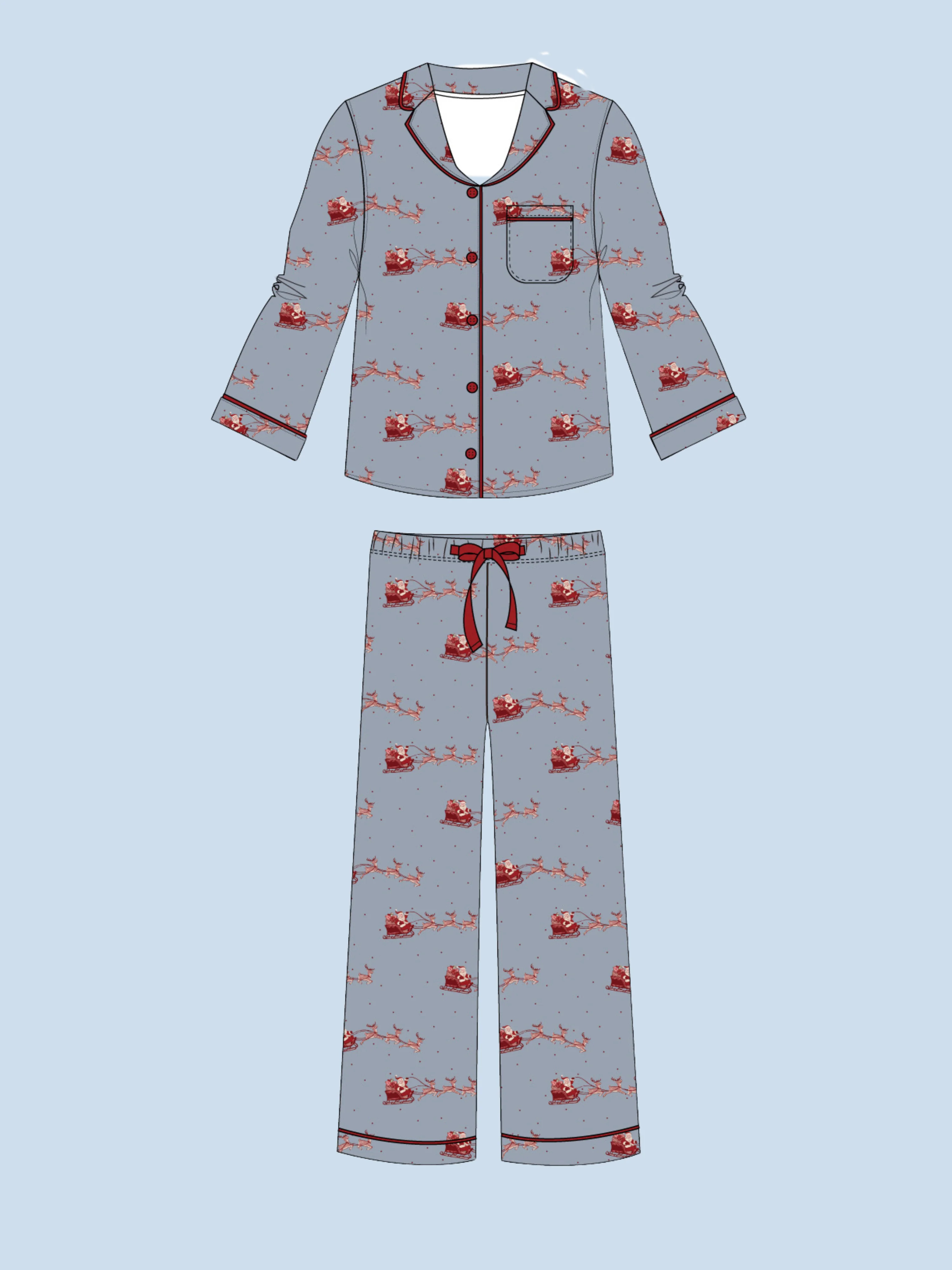 Dashing Through Women's Ribbed Pant Set | +Plus Available | PREORDER | Shop Talulah