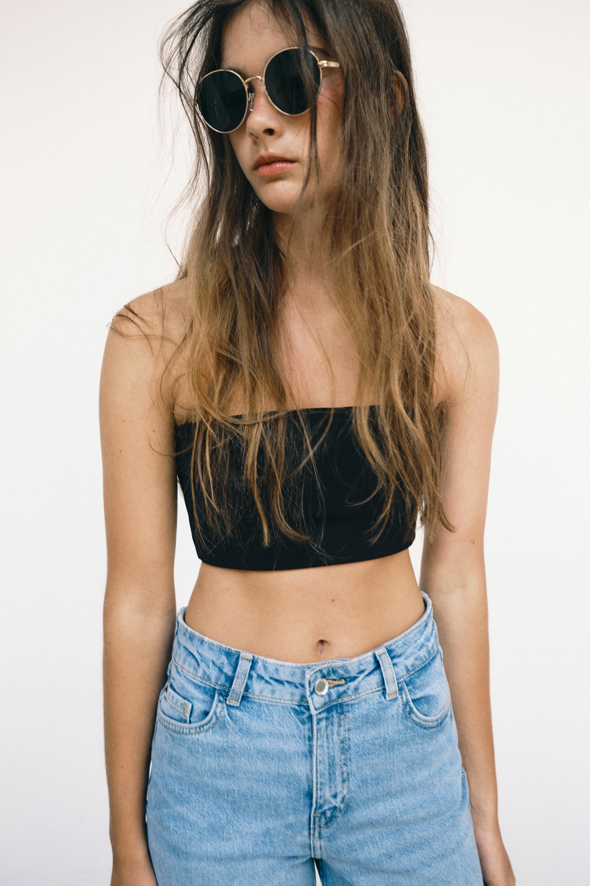 Z1975 HIGH-WAISTED CULOTTE COMFORT JEANS | Zara US