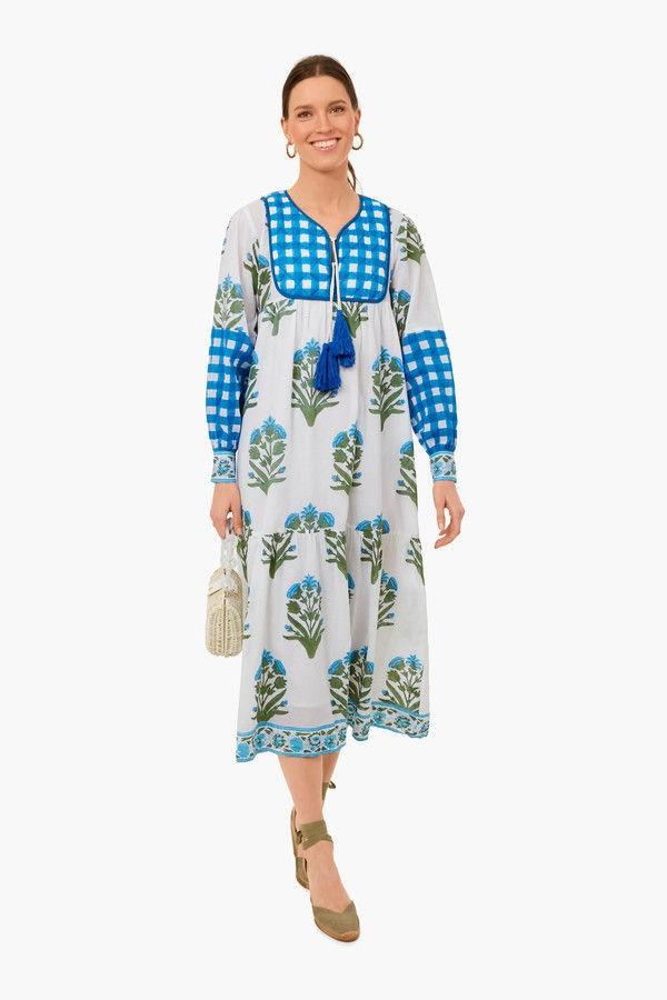 Cornflower Blue Palladio Garden Jodhpur Dress | Tuckernuck (US)
