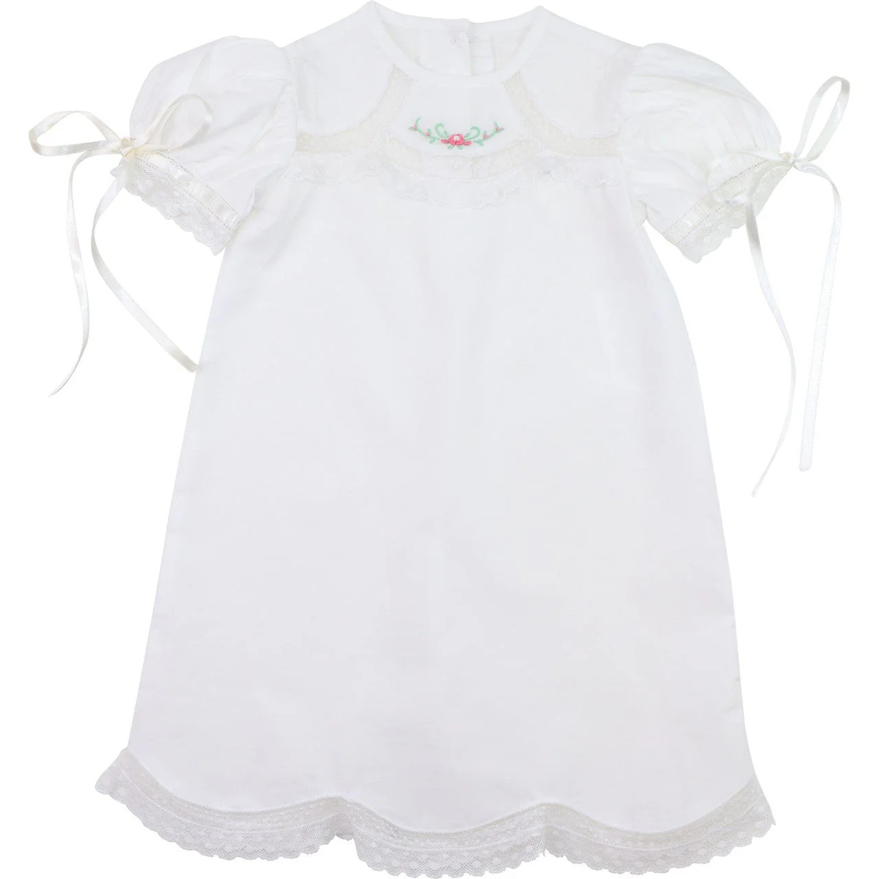 Heirloom Embroidered Baby Gown | Cecil and Lou