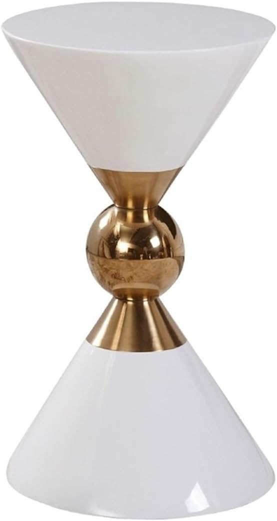 Coffee Table Accent End Table with Hourglass Shape, Sofa Table Small Round Side Tables, Outdoor &... | Amazon (US)