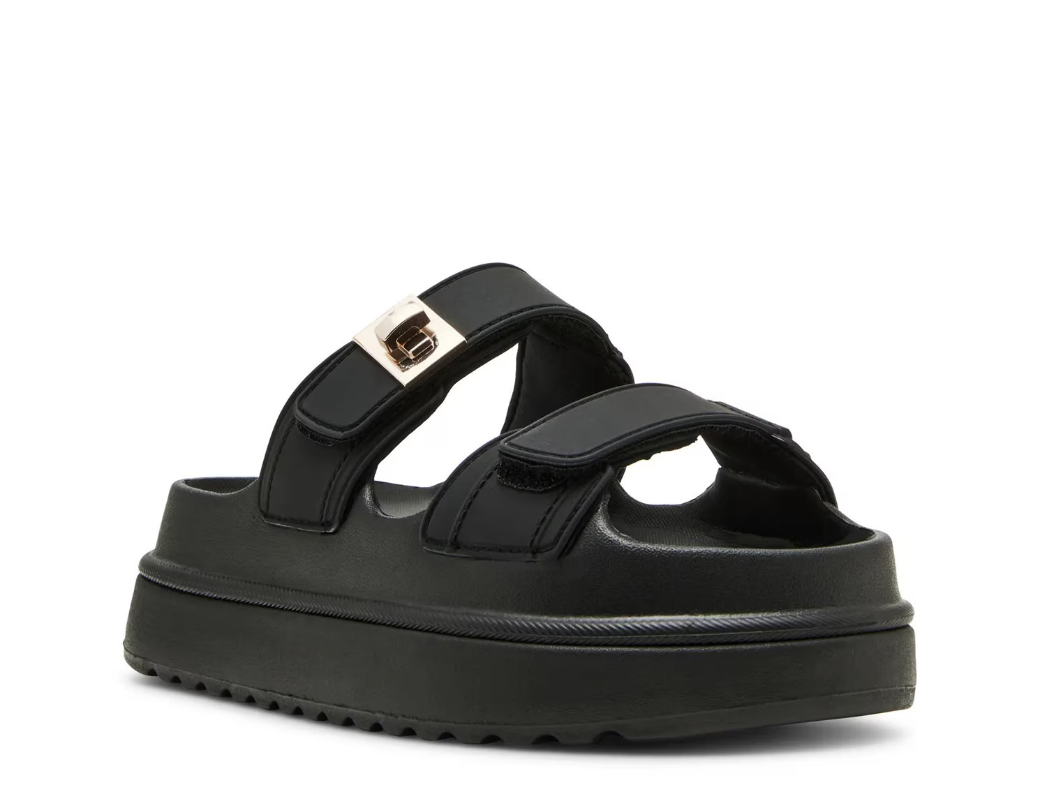 Steve Madden Big Schmona Platform Sandal | Women's | Black | Size 9 | Sandals | DSW