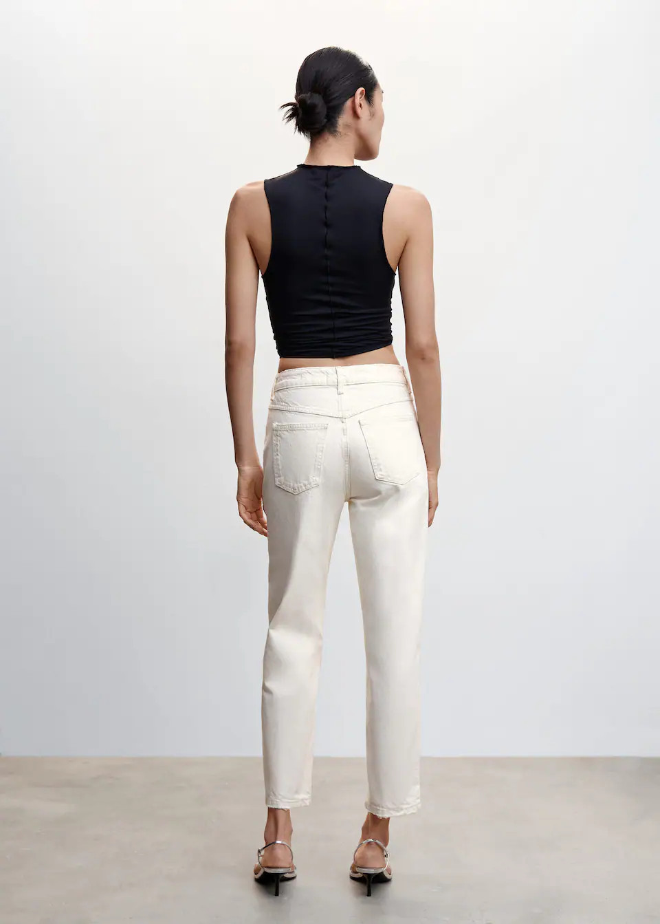 Jeans mom vita alta -  Donna | Mango Italia | Mango IT
