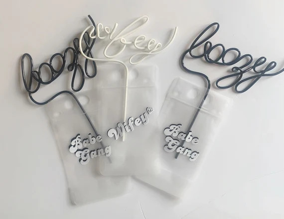 Wifey/ babe gang/ Drink pouches/ party pouches/ adult drinking pouches/bachelorette party/ party ... | Etsy (US)