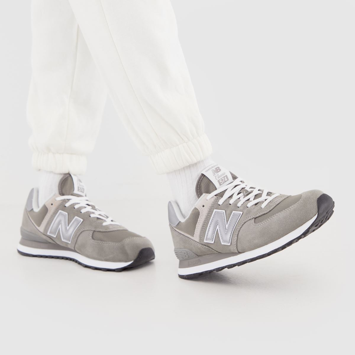 New Balance grey 574 trainers | Schuh