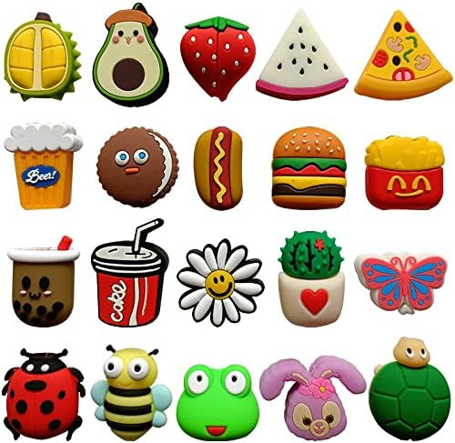 20-Piece USB Charger Protector, Suitable for iPhone iPad Cable, Fruit bite Charging Protector and... | Amazon (US)