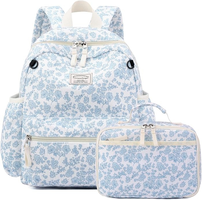 Tanweibago Corduroy Kids Backpack for Boys Girls School Primary Elementary | Amazon (US)