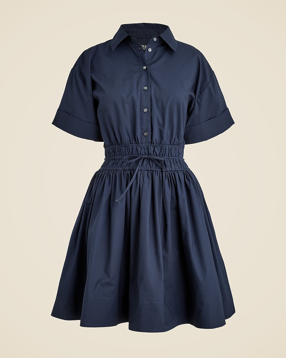 Elena mini shirtdress in cotton poplin | J. Crew US