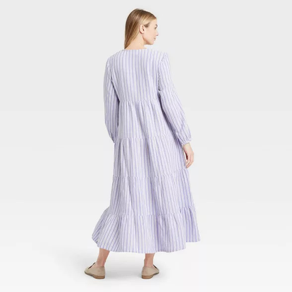 Women's Balloon Long Sleeve Tiered Dress - Universal Thread™ | Target