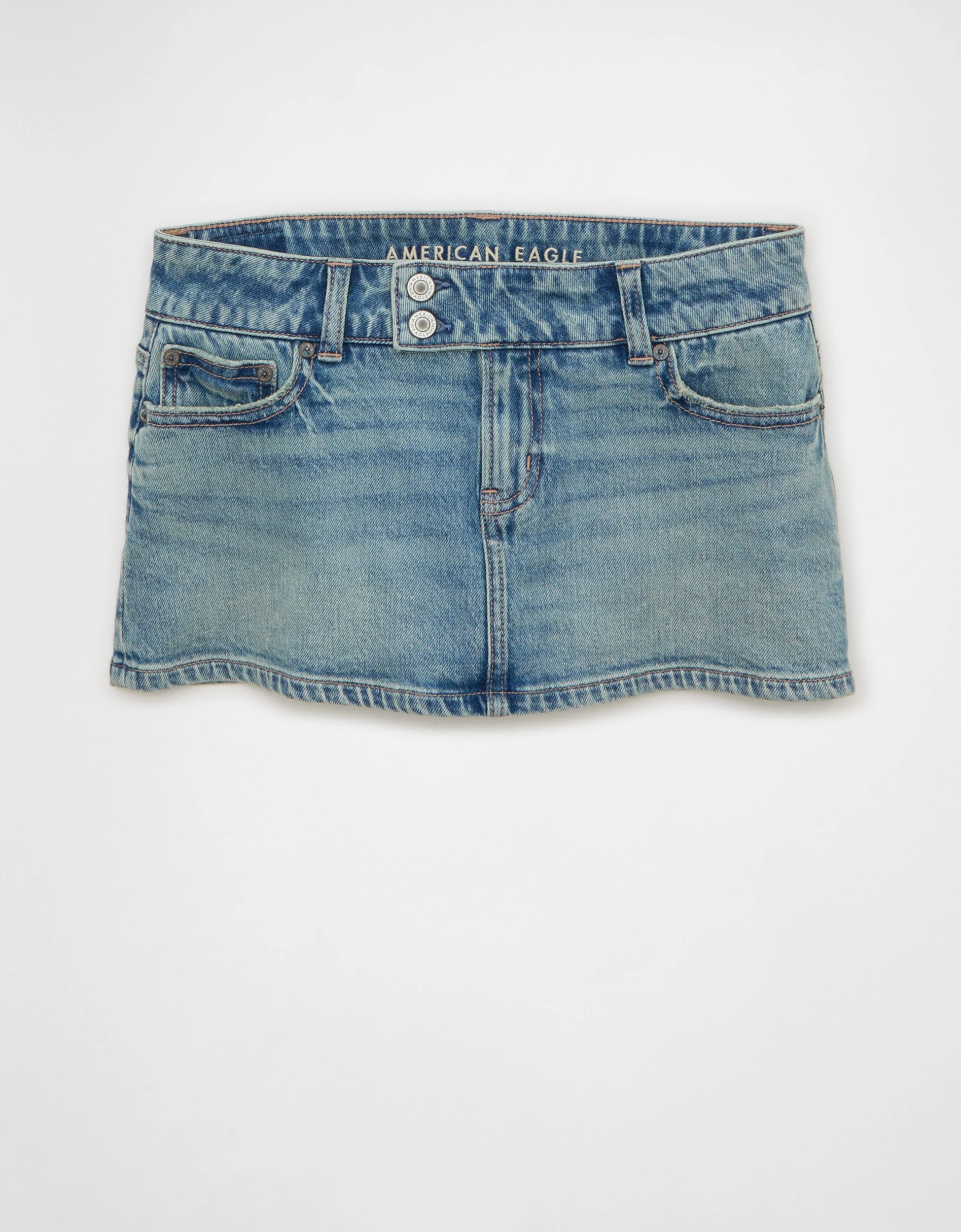 AE Stretch Super Low-Rise Perfect Micro Mini Skirt | American Eagle Outfitters (US & CA)