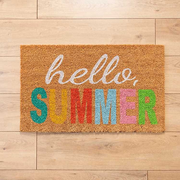 New!Hello Summer Doormat | Kirkland's Home