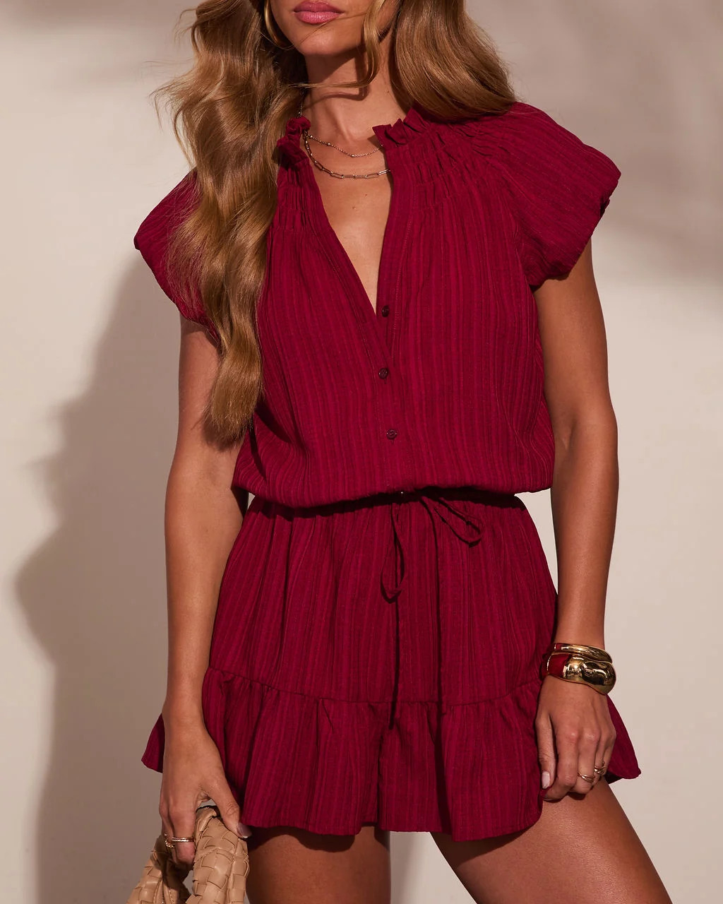 Sweet Magnolia Pleated Romper | VICI