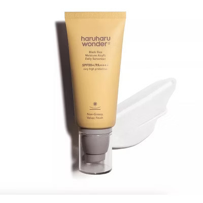 Haruharu Wonder Black Rice Moisture AiryFit Daily Sunscreen Unscented SPF 50 PA++++ (1.69 oz) Very High Sun Protection | Non-Greasy | Velvet Finish | Target