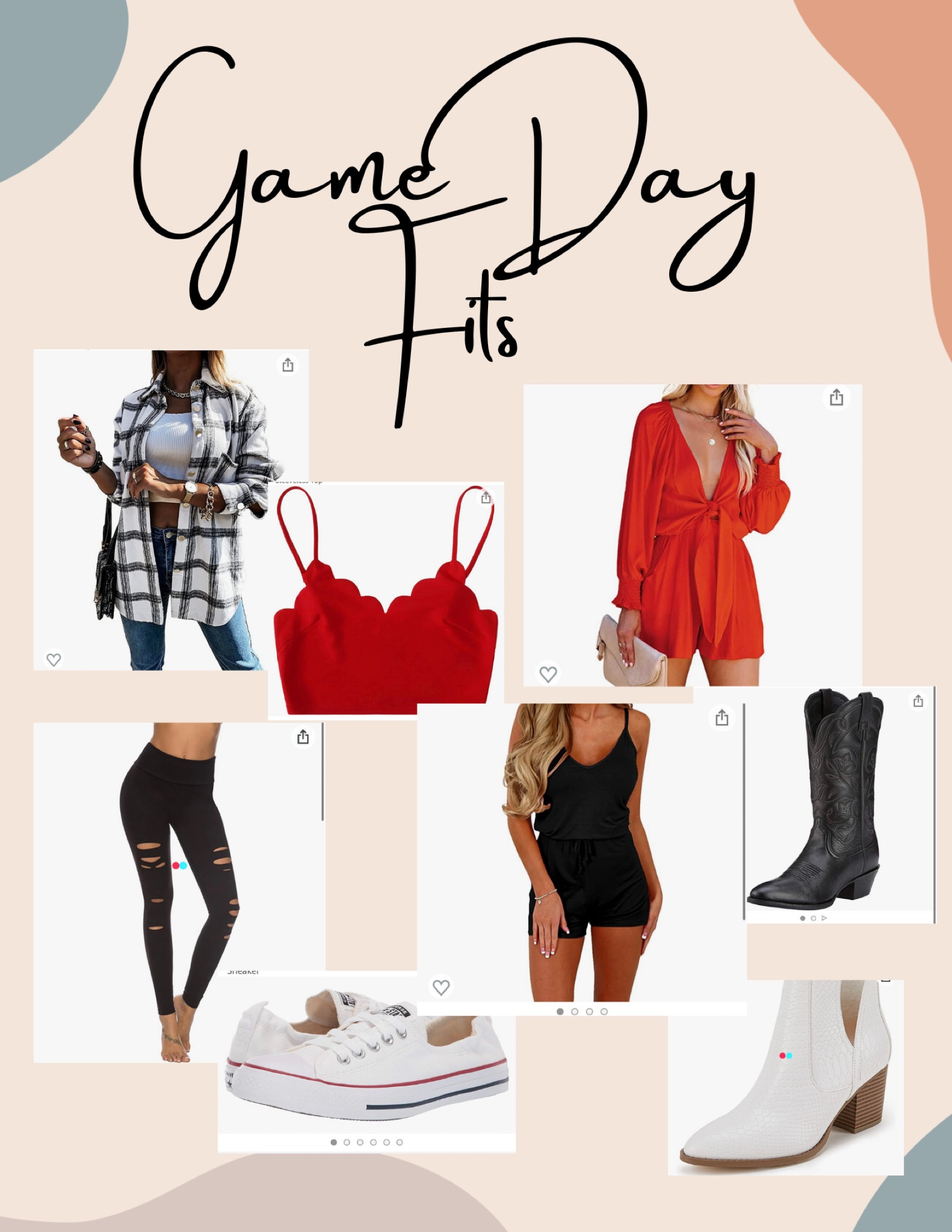 Game day fits ❤️🖤

#LTKSeasonal #LTKunder50 #LTKSale