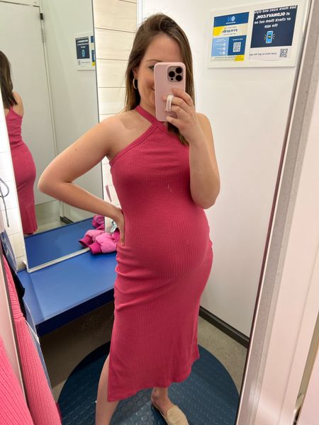 Sexy pink ribbed dress for summer date night! Love the Barbie pink, the neckline brings me
Back to the early 2000s, but I love the length and the slit 

Sizing: wearing a M


#LTKstyletip #LTKbump #LTKFind