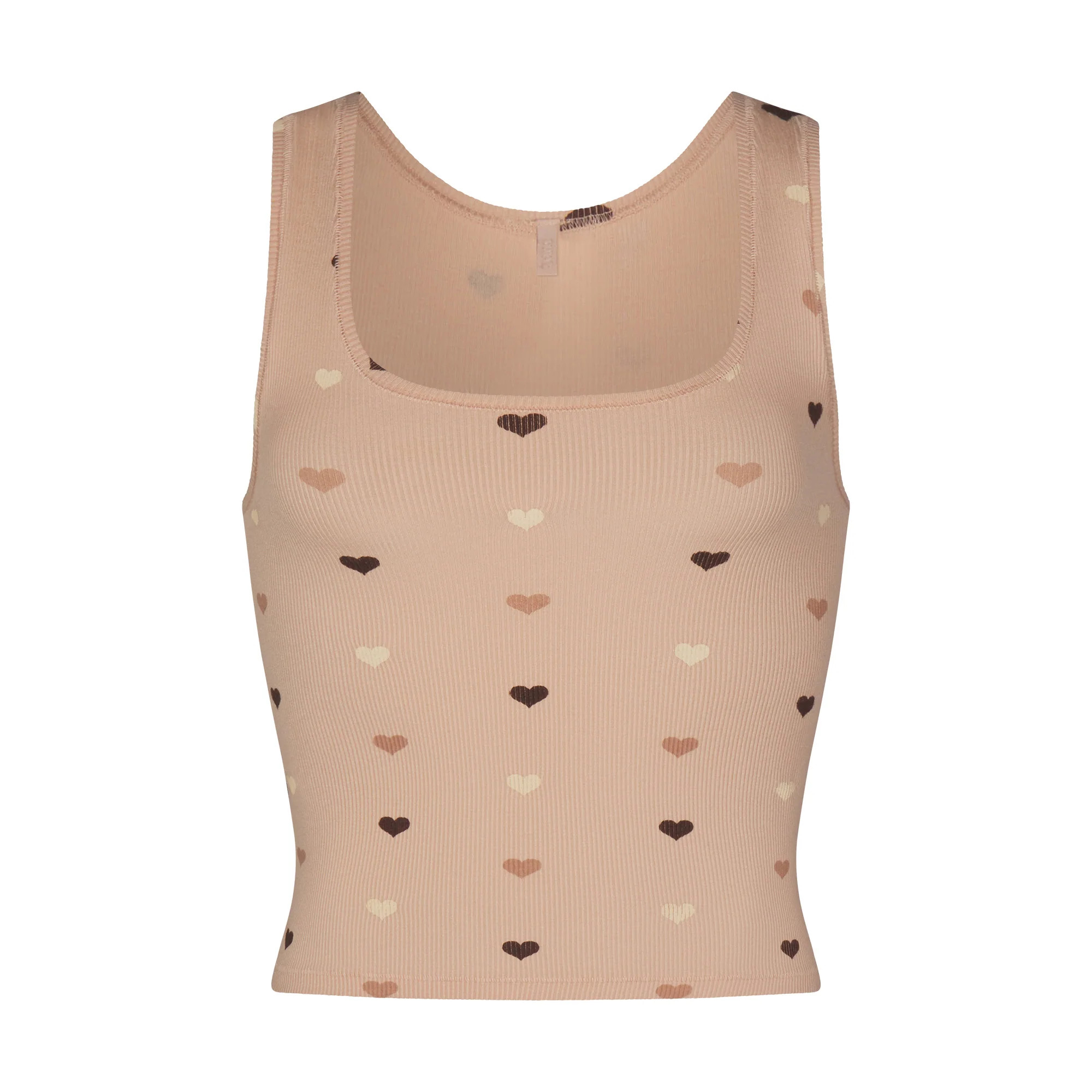 SOFT LOUNGE TANK | MICA MINI HEART HALFDROP | SKIMS | SKIMS (US)