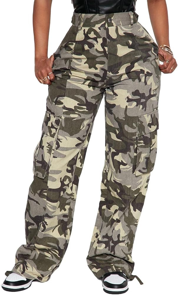BEJONS Women’s Relaxed Fit All Day High Waist Cargo Pants | Amazon (US)
