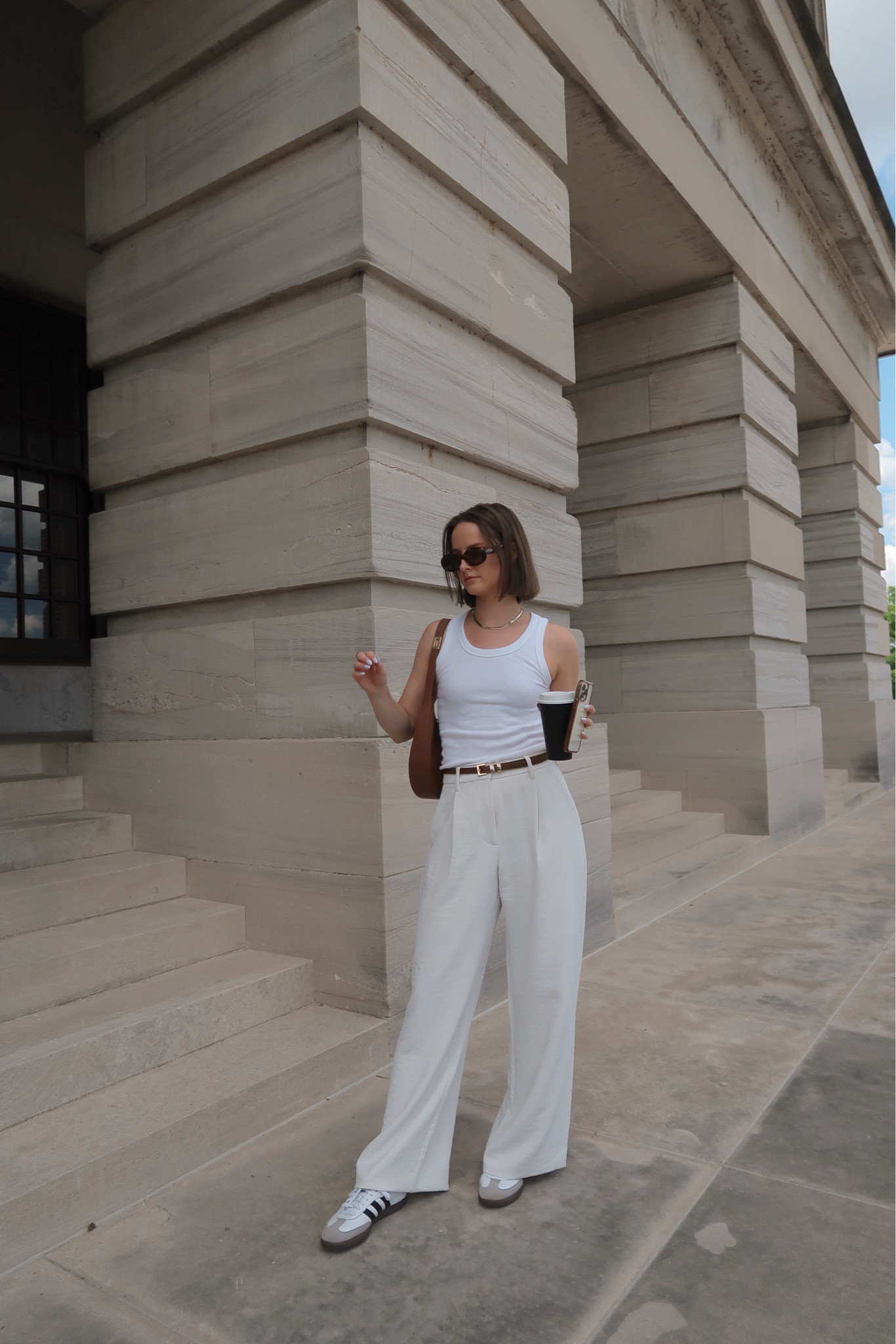 white on white 🤍

#LTKWorkwear #LTKShoeCrush #LTKStyleTip