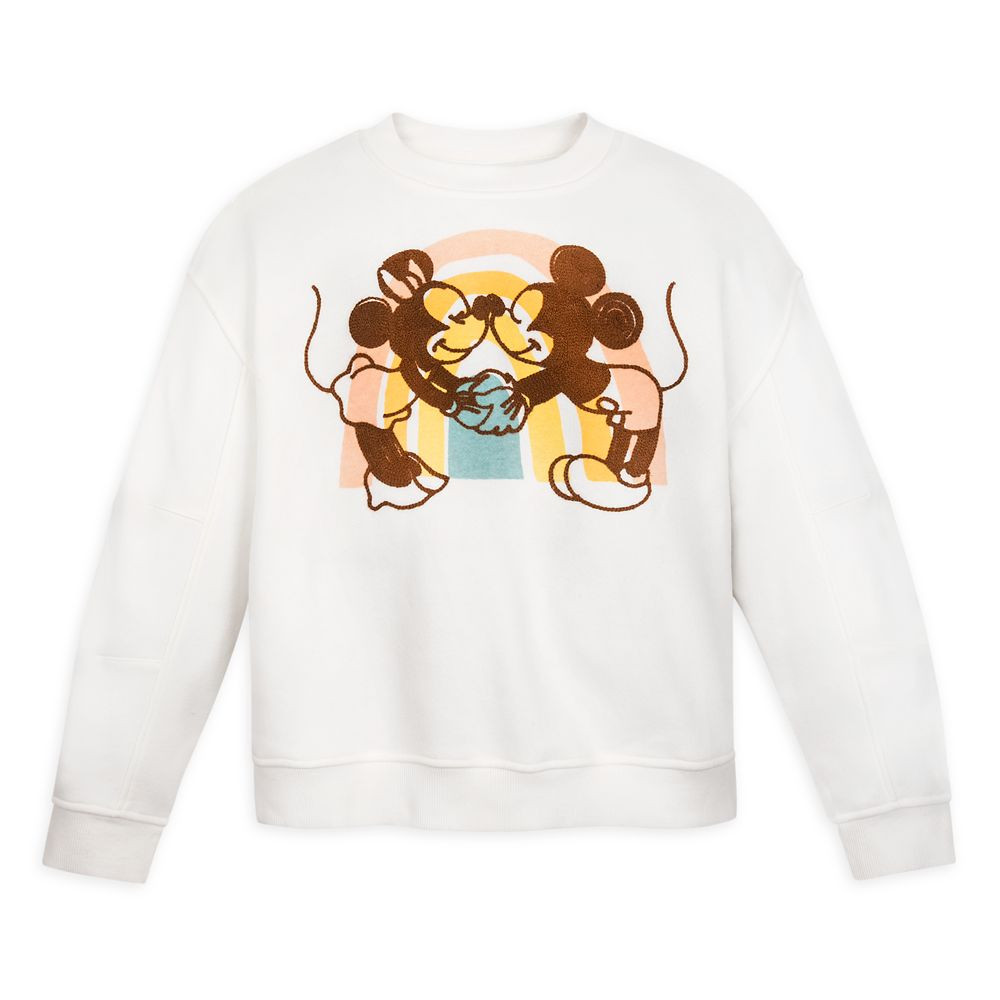 Mickey and Minnie Mouse Fleece Pullover for Women | Disney Store
