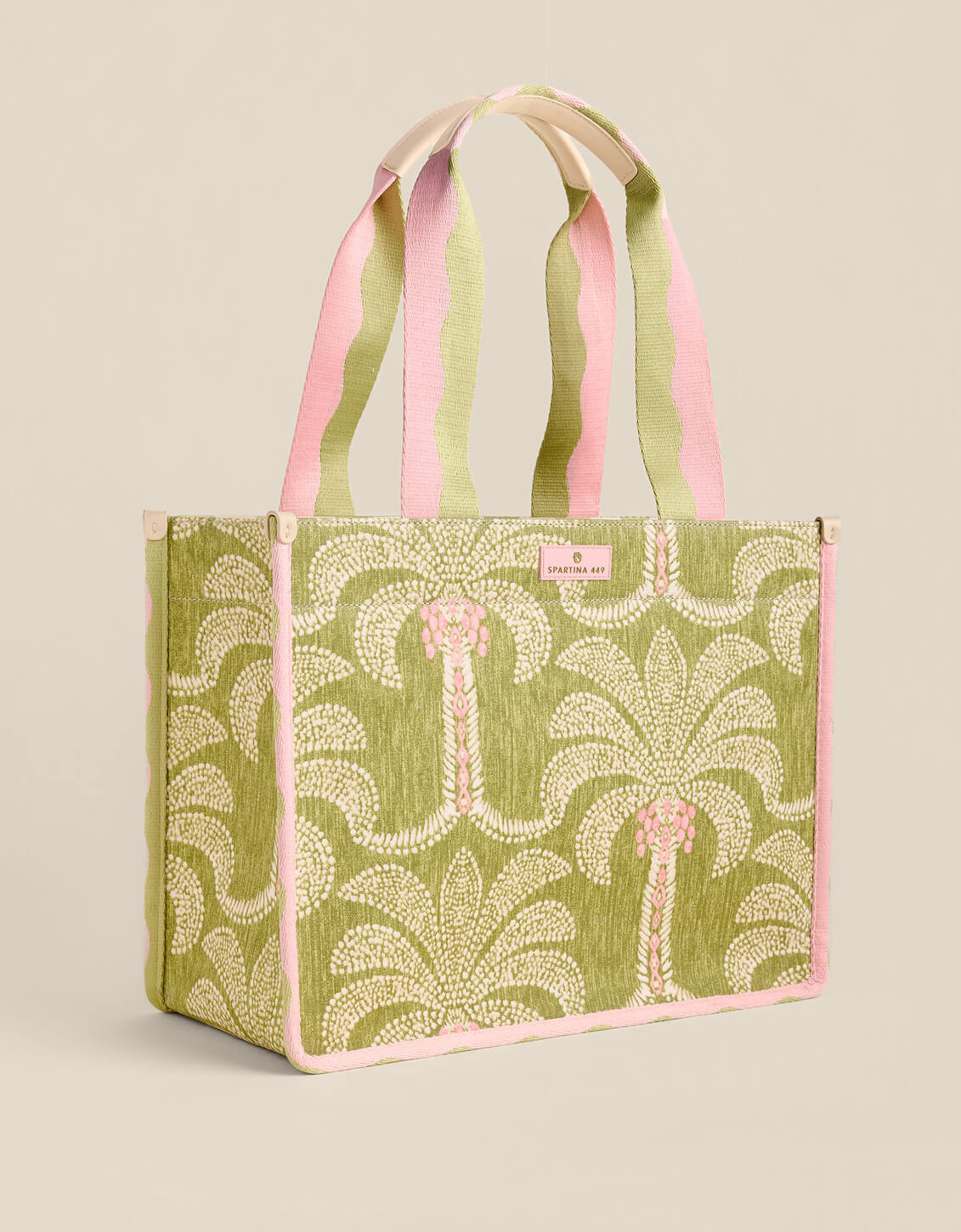 Trim Tote Castillo Green Palms | Spartina 449