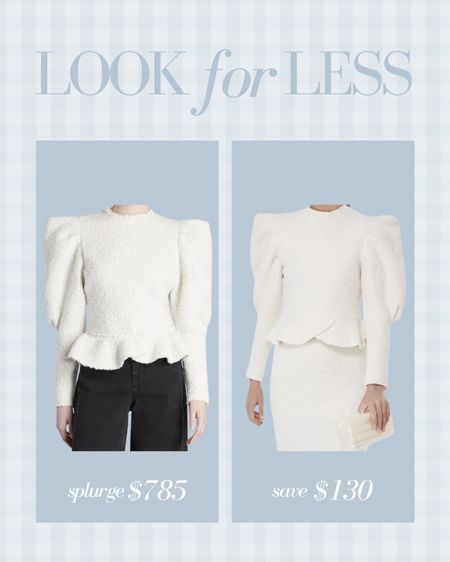 Look for less of one of my favorite sweaters! The lookalike is just as good as the original. Runs slightly small. Would be really cute for a holiday party!

#LTKHoliday #LTKSeasonal #LTKstyletip