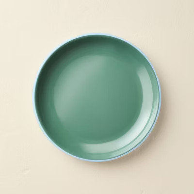 Color Block Trim Melamine Dining Plates - Hearth & Hand™ with Magnolia | Target