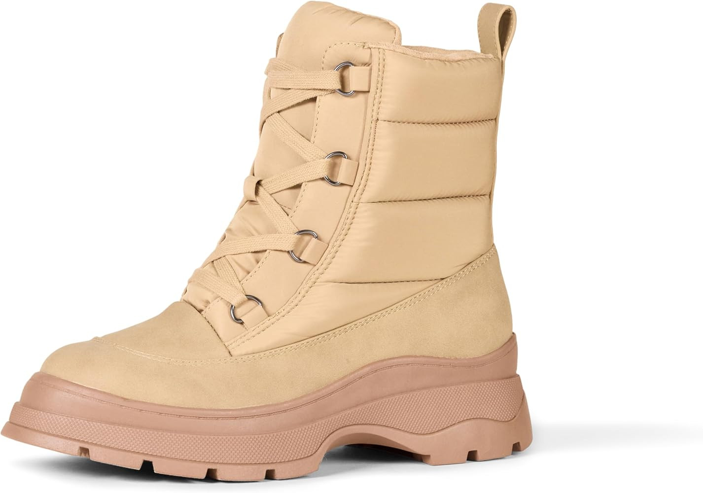 Amazon Essentials Women's Lace Up Puffer Boot | Amazon (US)