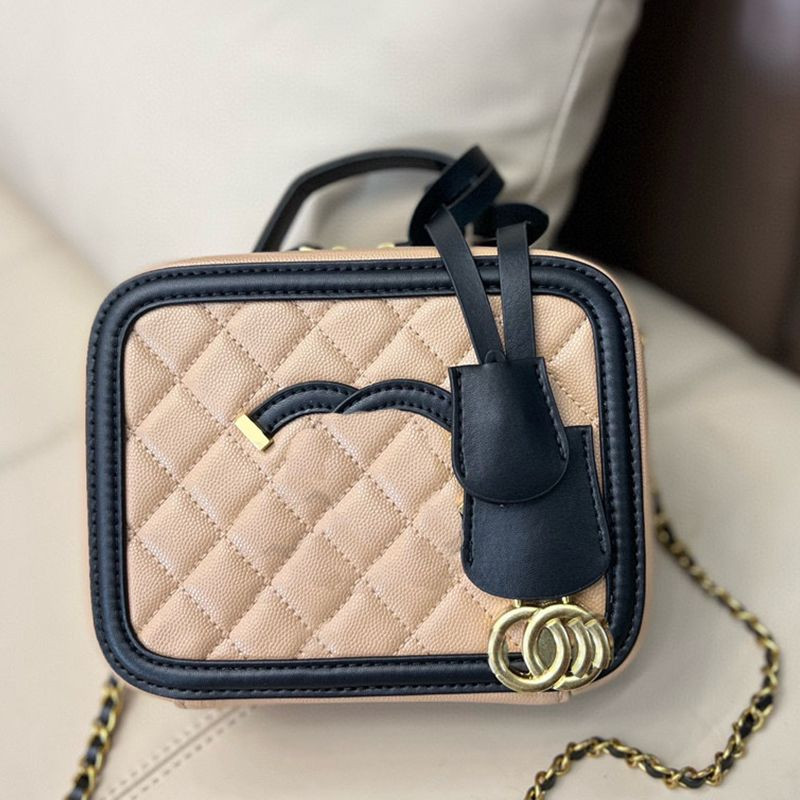 Pink Designer Cosmetic Bag Women mini Chain Tote Handbag Shoulder Bags Travelling Toilet Cases Hi... | DHGate