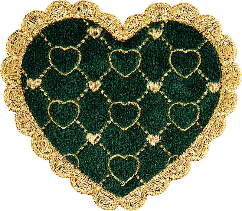 Scalloped Heart Patch | Stoney Clover Lane