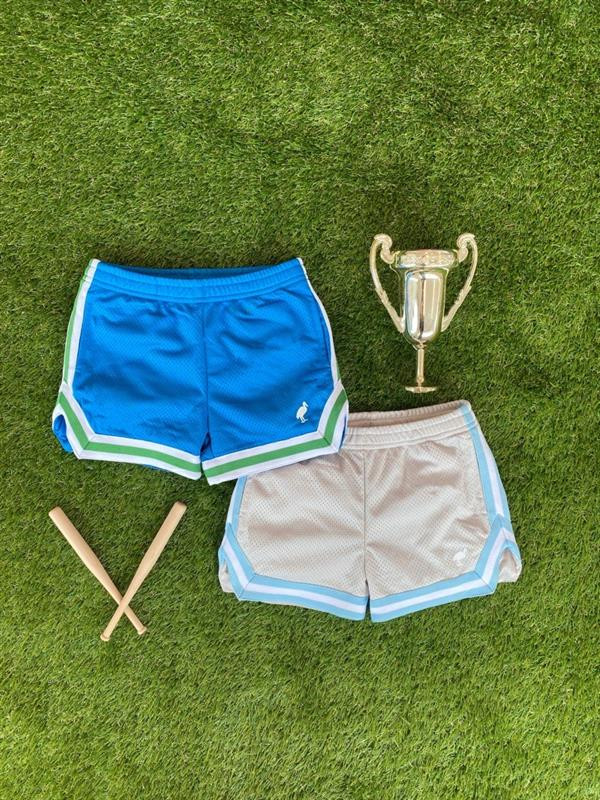 Prepletic™ Sheppy Shorts - Grantley Gray with Beale Street Blue & Wort | The Beaufort Bonnet Company