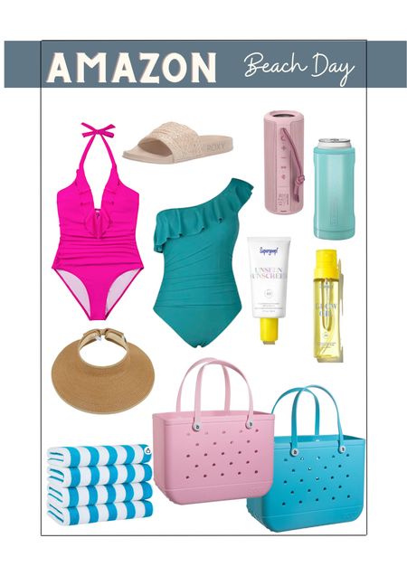 Amazon pool finds / one piece swimsuit / beach bag / bogg bag / beach vacation 

#LTKswim #LTKtravel #LTKFind